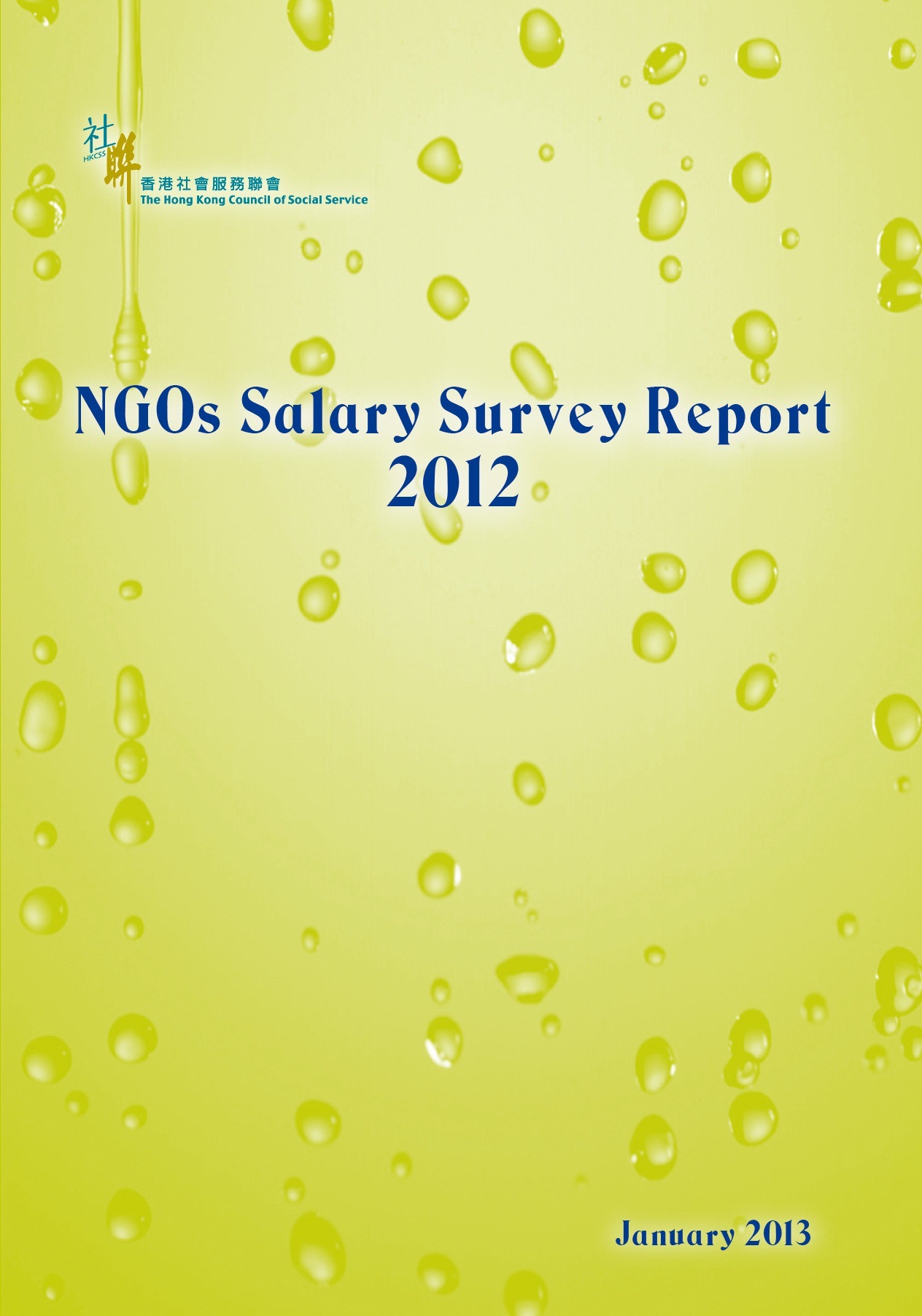 非政府機構薪酬調查及非政府機構福利調查 2012 (只提供英文版本)